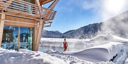 Hotels an der Piste - Skikurs direkt beim Hotel: eigene Skischule - HUBERTUS MOUNTAIN REFUGIO ALLGÄU