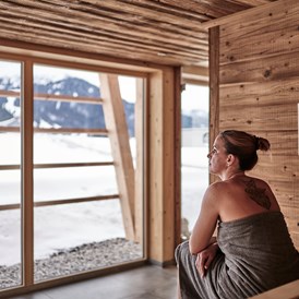 Skihotel: Panorama Sauna - HUBERTUS MOUNTAIN REFUGIO ALLGÄU
