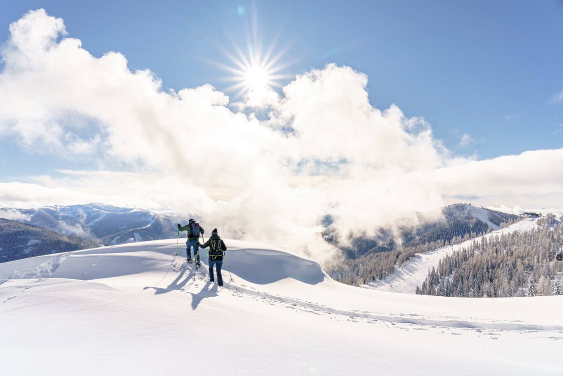 Skihotel: Schneeschuhwandern in den Nockbergen - Trattlers Hof-Chalets