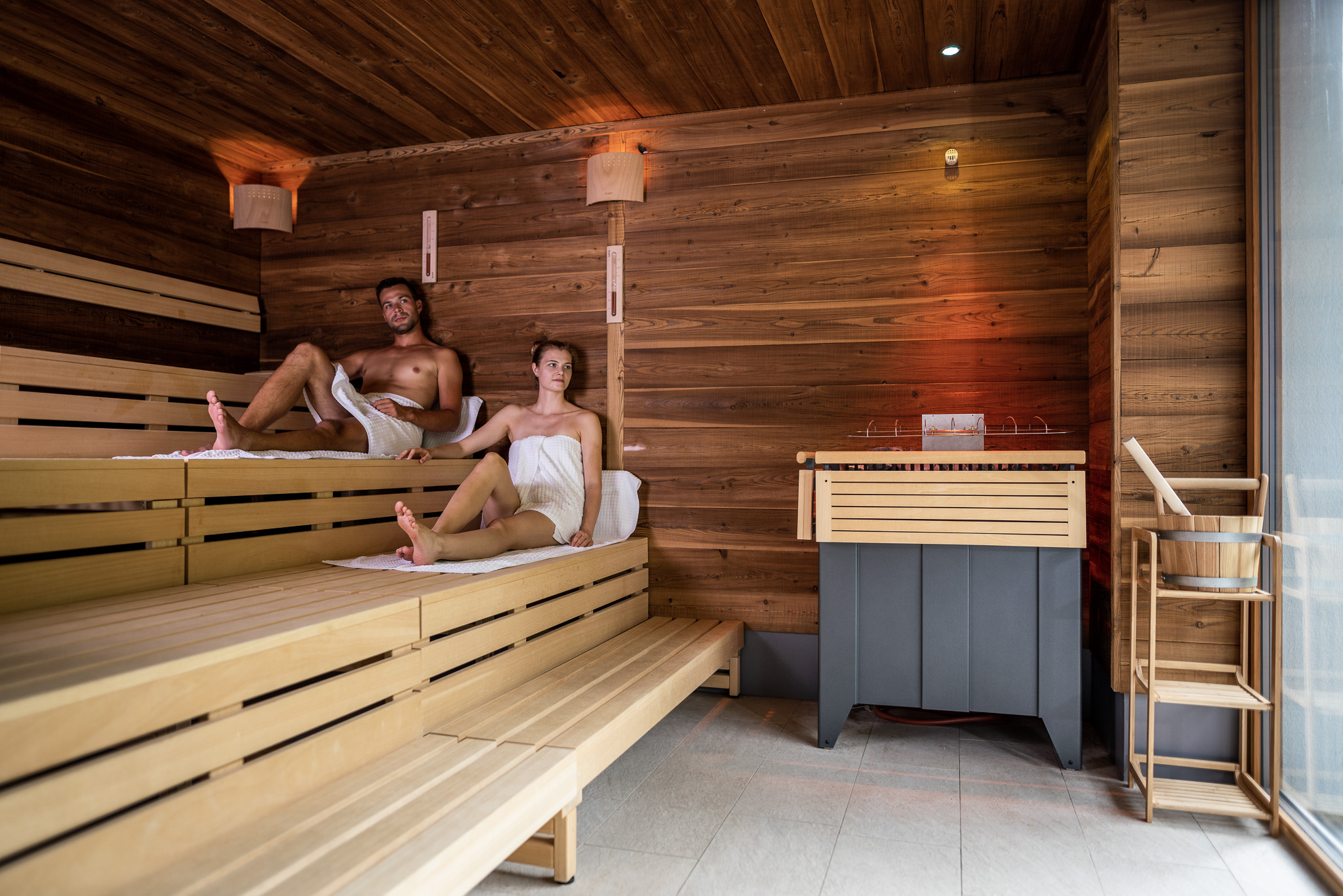 Skihotel: Panorama-Sauna - Hotel GUT Trattlerhof & Chalets****S