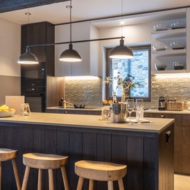 Skihotel: Voll ausgestattete, offene Küche - KAUZ - Design Chalets