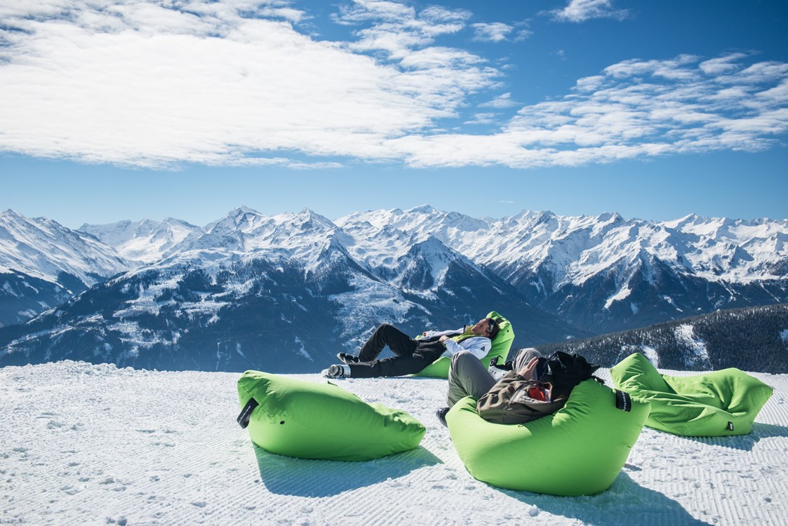 Skihotel: einfach nur genießen und den Ausblick genießen - Panorama Alm