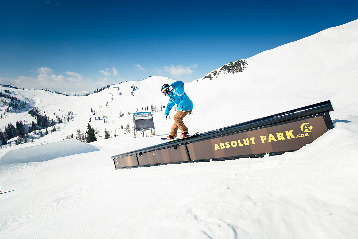 Familienhotel Botenwirt Ausflugsziele Absolut Park - Österreichs größter Snowpark